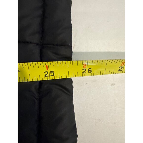 Michael Kors Women Jacket Sz M Black Packable Down Quilted Nylon Hooded Designer - Picture 11 of 13
